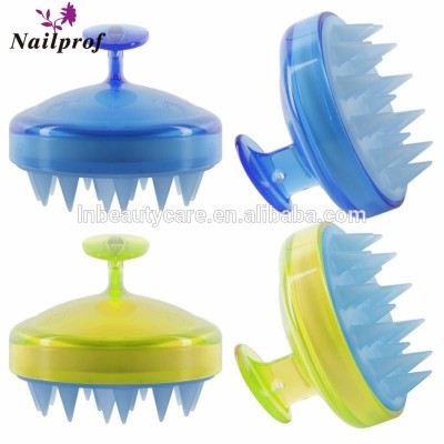 Nailprof Silicone Hair Brush Shampoo Scalp Brush Comb Head Spa Slimming Massage Brush