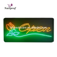 Nailprof Factory Supply  OPEN LED Board  with flower For Nail Beauty Supply