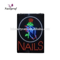 Nailprof Best Price Big Size Nails LED sign with follower on hands  40*60cm