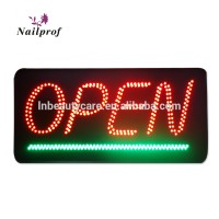 Nailprof  Bright Quality Colorful Open Hanging LED Display Sign from Factory Supply