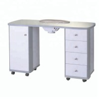 ym-015B Vented Nail salon/manicure table with dust fan/used nail salon tables