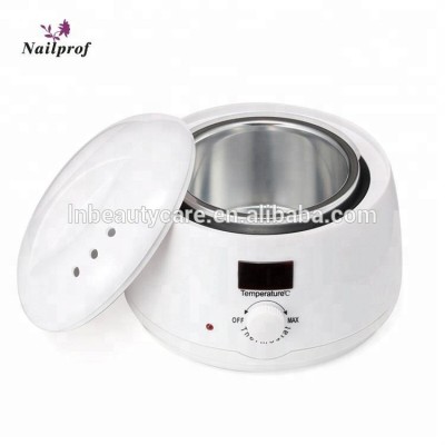 Nailprof depilatory wax heater hair removal wax warmer 400g with temperature LCD display