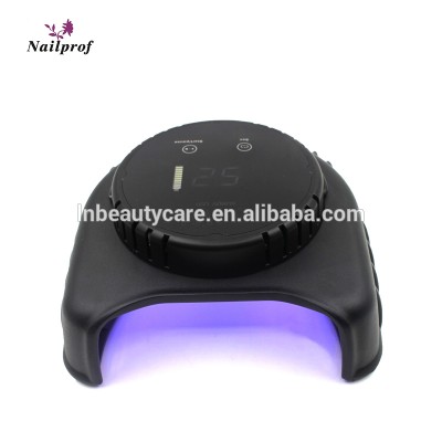 Nailprof  Rechargeable 64W UV Nail Gel Lamp Cordless 64W Mental LED Nail Lamp with Auto Sensor Quickly