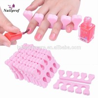 Whosale Nailprof Disposable Colorful EVA Toes Separator Finger Separator For Nail Salon